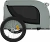 vidaXL Príves na bicykel Psy Šedá a čierna látka Oxford a Náhľad obrázku produktu 6