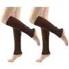 2 Paar Damen Langer Beinwärmer Warme Stulpen Legwarmers Produktbild-Vorschau 1