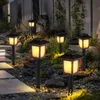 3er Set LED Solarlampen, Laternen Design, Feuereffekt, H 37 Produktbild-Vorschau 3