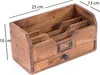 BRIEFABLAGE "JUNA" | Mahagoni Holz, 25 cm | Holz Produktbild-Vorschau 6