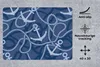 MuchoWow® Mauspad Mousepad Muster - Anker - Seil 40x30 cm - Produktbild-Vorschau 3