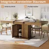 okwish Ausziehbarer Esstisch mit herausnehmbaren Produktbild-Vorschau 4