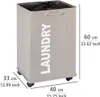 WENKO pojemnik na pranie Quadro Taupe 79 L worek na pranie Podgląd zdjęcia produktu 3