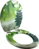An open toilet seat with a nature-themed design. Náhled obrázku produktu