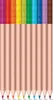 Matite colorate LEGO® con topper - 12 colori diversi Anteprima dell’immagine prodotto 5