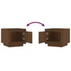 vidaXL Couchtisch Braun Eichen-Optik 51x50x45 cm Produktbild-Vorschau 8