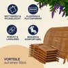 CASARIA® Set 1 Tavolo 6 Sedie da Giardino 160x85 cm in Anteprima dell’immagine prodotto 8