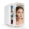 Puluomis Mini Kühlschrank 8L  mit LED Spiegel tragbar für Produktbild-Vorschau 1