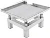 A stainless steel platform with springs and legs, likely for vibration or weighing. Náhled obrázku produktu