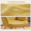 Fauteuil à oreilles HOMCOM avec repose-pieds, fauteuil Voir les images du produit 4