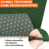 Rasenteppich 133 x 300 cm Grün Kunstrasen-Teppich mit Produktbild-Vorschau 4