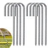 8 Stück Bodenanker 30CM J-Typ Verzinkter Stahl Zeltheringe Produktbild-Vorschau 1