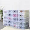 20 Stück Schuhorganizer Kunststoff Transparent Faltbare Produktbild-Vorschau 3