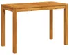 vidaXL Tavolo da pranzo da giardino 110x55x75 cm in legno Anteprima dell’immagine prodotto 6
