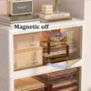 5 couches Armoire pliablePolyvalente en plastique，Armoires Voir les images du produit 9