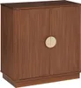 Komoda Wany Atmosphera brązowa japandi z frezowanymi Podgląd zdjęcia produktu 1