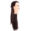 Tête d'exercice pour tresses de cheveux, cheveux brun Voir les images du produit 3