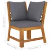 vidaXL Ensemble de salon de jardin 4 pièces avec coussins Voir les images du produit 14