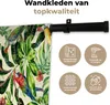 MuchoWow® Wandteppich Wandbehang Blumen - Hibiskus - Vogel Produktbild-Vorschau 3