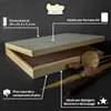 Creative Deco A4 Scatola di Legno con Coperchio | 34 x 25.3 Anteprima dell’immagine prodotto 4