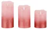 HI LED-Kerzen - Set mit 3x Stuck - rosa - halbmetallisch - Produktbild-Vorschau 2