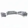 Sofa Set Jumeirah 3-Sitzer+2-Sitzer+Sessel in Samtstoff Produktbild-Vorschau 3