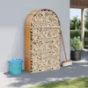 vidaXL Přístřešek na dřevo 120x45x210 cm Pozinkovaná ocel Náhled obrázku produktu 2