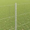 vidaXL Clôture de jardin avec poteaux, 50 x 1,4 m, acier Voir les images du produit 4