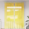 vidaXL Tende in voile con passanti 2 pz. Giallo 140x260 cm Anteprima dell’immagine prodotto 2