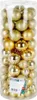 Boules de Noël incassables dorées 4/6 cm 100 pcs. Voir les images du produit 6