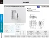 Charnière de porte en verre LAMP® GH34-0CR-K, verre 4-6 mm Voir les images du produit 6