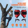 A person is climbing a tree using climbing spikes, with the product displayed prominently. Anteprima dell’immagine prodotto