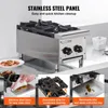 SucceBuy Piano di cottura commerciale a gas da 14 kW con 2 Anteprima dell’immagine prodotto 5