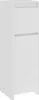 A white cabinet with two doors. Produktbild-Vorschau
