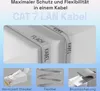 hb-digital Netzwerkkabel 20m LAN Kabel Cat7 Patch Kabel Produktbild-Vorschau 4