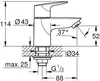 GROHE 20421001, Chrom Produktbild-Vorschau 8