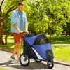 PawHut Hundewagen Hundebuggy mit Netzfenstern, Klappbar, Produktbild-Vorschau 2