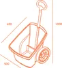 Gartenwagen Schubkarre 67 Liter Tragfähigkeit: 50 kg Produktbild-Vorschau 6