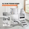 A professional pet grooming bathtub with various features highlighted by inset images and text. Anteprima dell’immagine prodotto