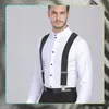 Elastische breite schwarze Herren-Hosenträger, stark für Produktbild-Vorschau 8