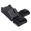 A black Bosch battery charger and two Bosch ProCORE 18V batteries are arranged on a white background. Voir les images du produit
