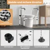 COSTWAY pomůcka pro stojící toaletu, 6polohová výškově Náhled obrázku produktu 8