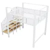 Flieks Etagenbett 140x200cm mit Treppe und Ablagen, Produktbild-Vorschau 5