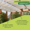 Seilspann-Sonnensegel + Montageset 270x140cm, cremeweiß Produktbild-Vorschau 4