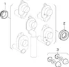 Geberit Duofix Basic Urinal-Element Universal 130cm Produktbild-Vorschau 4
