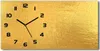 Wanduhr aus Glas – 60x30 cm - Glasbild - Glasuhr - Produktbild-Vorschau 1