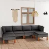 vidaXL Set da salotto da giardino 4 pezzi con cuscini in Anteprima dell’immagine prodotto 13