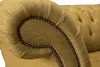 Chesterfield Sessel Design Polster Sofa Couch Braun Textil Produktbild-Vorschau 9