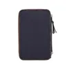 A navy blue pencil case with a gray trim and a zipper closure is shown against a white background. Náhled obrázku produktu