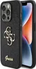 A black phone case with a gold Guess logo and text, shown with a smartphone inside. Anteprima dell’immagine prodotto